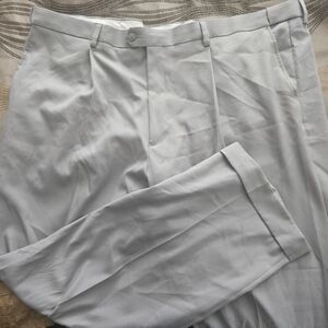 Men's Light Gray Dress Pants - Classic Tailored Fit